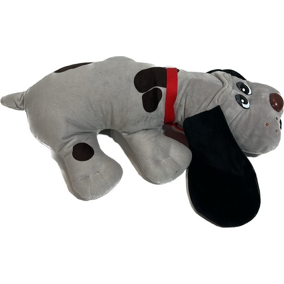 Hasbro 2019 Pound Puppy Stuffed Animal plush toy dog gray 18' - Picture 3 of 11